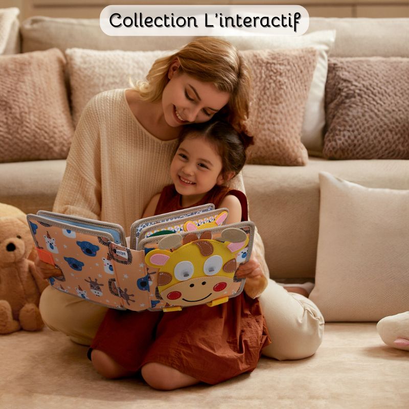 Livres pour enfant en feutrine - collection L'INTERACTIF™ - JOUONS&CO.